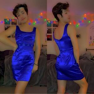 Blue Cocktail formal dress size 4